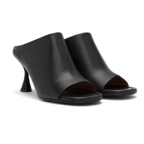 Acne Studios Heeled Mule Slip On Sandal - Picture 4 of 7